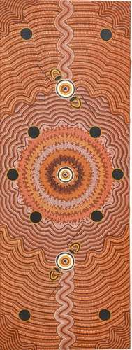 Aborigine Woven Panel , New Guinea, Abstract Circles (Black ...