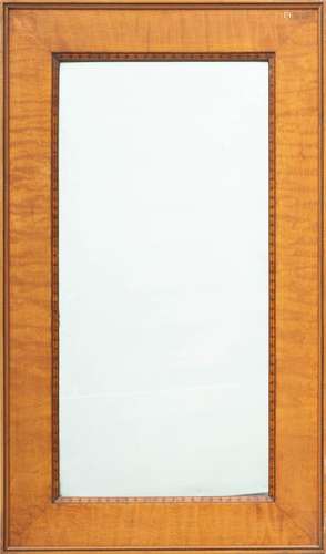 English Regency Birdseye Maple Wall Mirror C. 19th C., H 29....