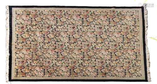 Jaipur Wool Hand Woven Carpet, W 9` L 12` 3"