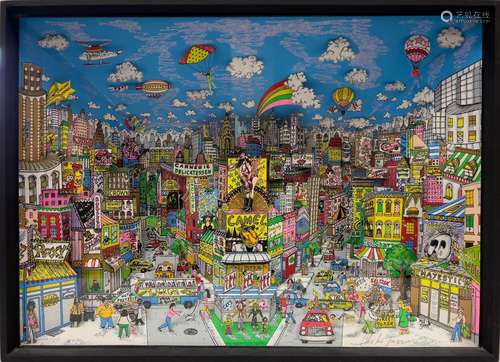 Charles Fazzino Charles Fazzino 3 - D Pop Art, Times Square ...