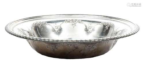 Sterling Silver Fruit Bowl, Towle, H 2.2`` Dia. 10.7`` 16t o...