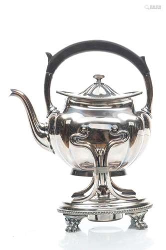 Gorham Gorham (American, 1831) Silver Plate Hot Water Kettle...