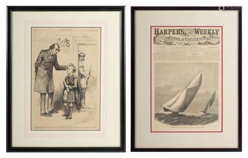 Harper`s Weekly, 1865, 1879, "Canada Home Rule" &a...