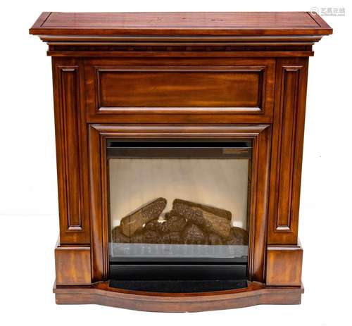 Wood Fireplace Mantle 1980, H 41W 38Depth 13