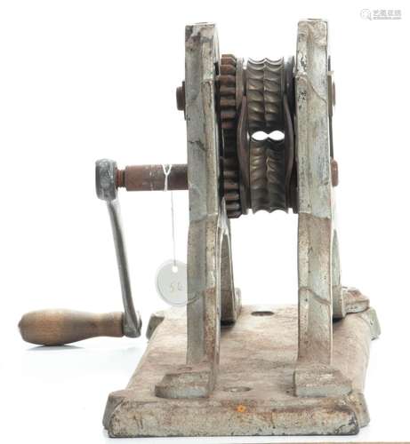 Antique Cast Iron Drop Candy Press, H 9", W 12.5",...