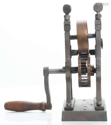 Antique Cast Iron Drop Candy Press, C. 1900, H 13", W 7...