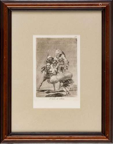 Francisco Goya (Spain, 1746-1828) Engraving On Wove Paper, U...