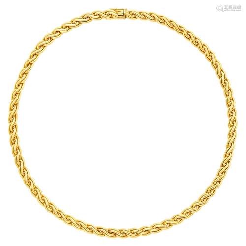 Braided Gold Necklace