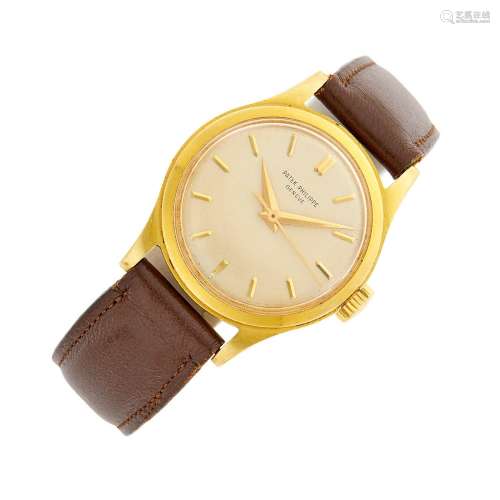 Patek Philippe Gentleman`s Gold `Calatrava` Wristwatch, Ref....