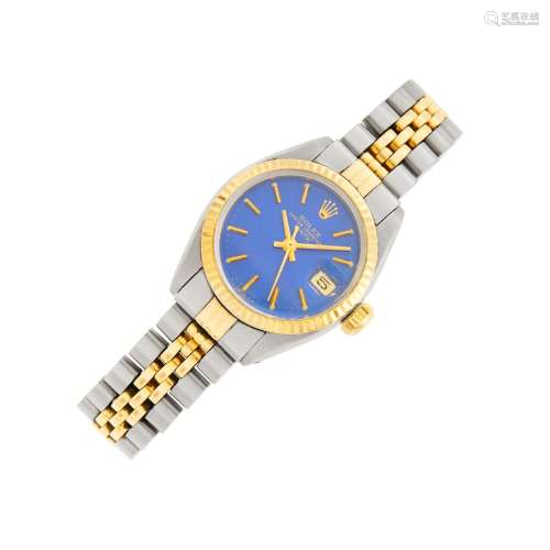 Rolex Stainless Steel and Gold `Oyster Perpetual Date` Wrist...