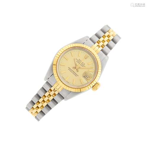 Rolex Stainless Steel and Gold `Oyster Perpetual Datejust` W...