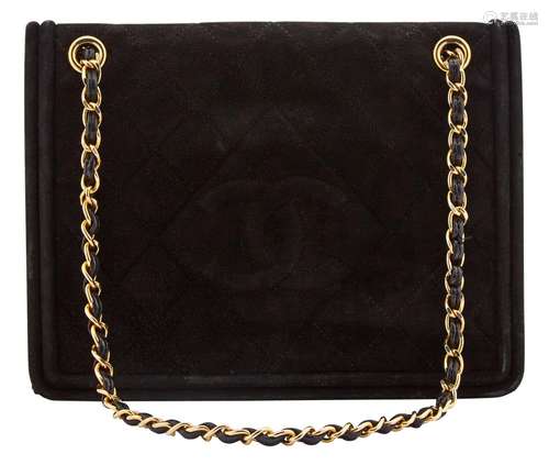 Chanel Black Suede Handbag