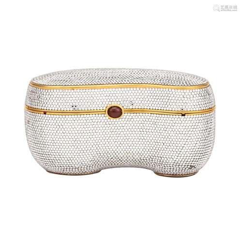 Judith Leiber Crystal Bean Clutch