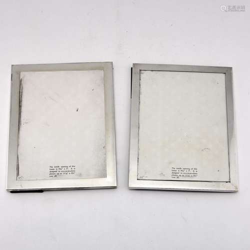 Two American Sterling Silver Picture Frames