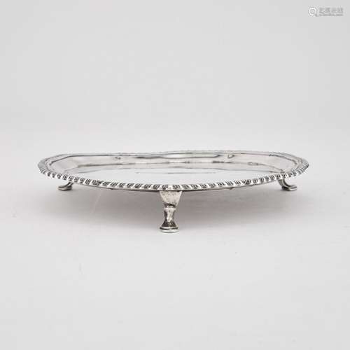 Elizabeth II Sterling Silver Waiter