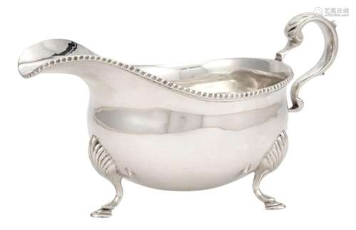 English Sterling Silver Sauceboat