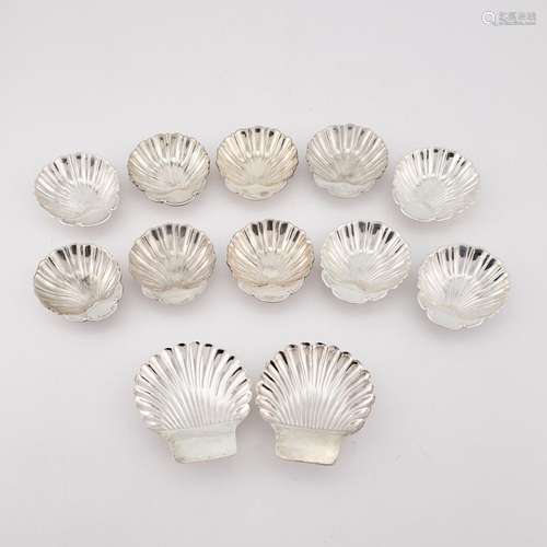 Set of Ten American Sterling Silver Shell-Form Dishes and a ...