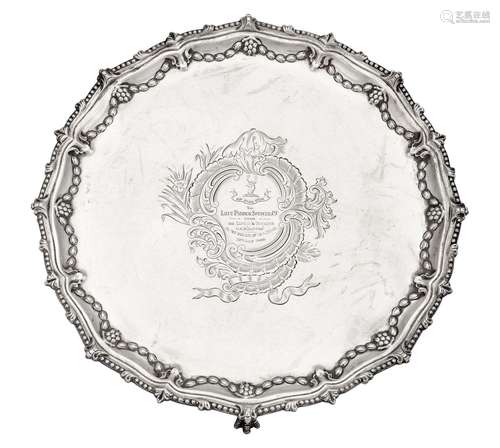 Edwardian Sterling Silver Salver