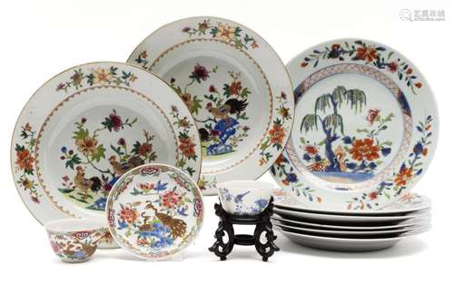 A group of Chinese famille rose porcelain