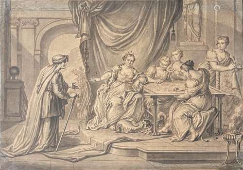 Hieronymus Lapis (Venezia 1713/33 - L`Aia 1798) Una regina i...