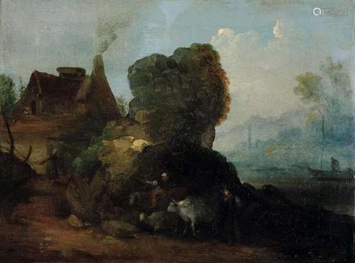 Bison Giuseppe Bernardino, Paesaggio con pastori e armenti