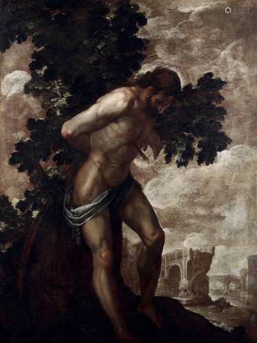 Scuola veneta del XVII secolo Martirio di San Sebastiano