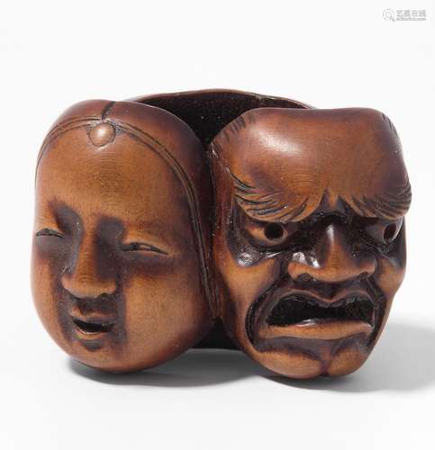 Holz-Manjû-Netsuke