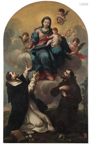 Piola Paolo Gerolamo, Madonna con Bambino, S. Francesco e Sa...