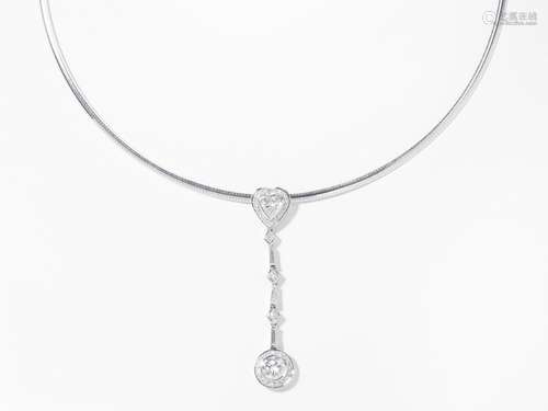 Diamant-Collier an Kette