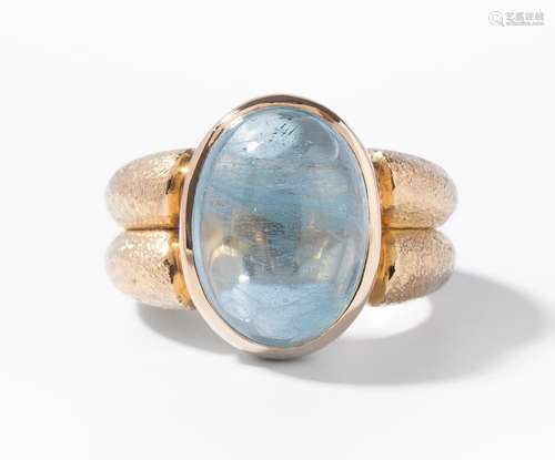 Aquamarin-Ring