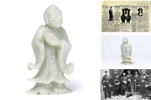 White Jade Statue Of Arhat