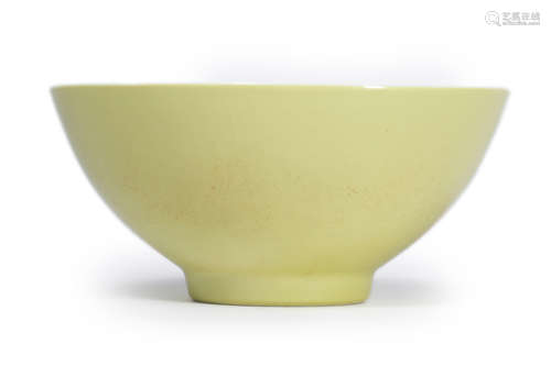 Yellow Glaze Bubble Cup