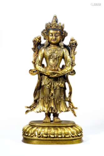 Bronze Amitabha Statue