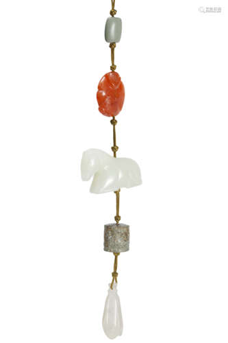 White Jade Horse Pendant