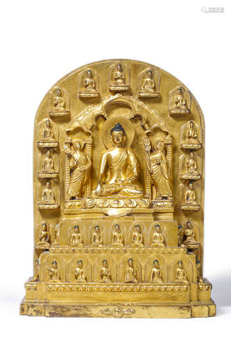 Gilt-Bronze Figure Of Buddha