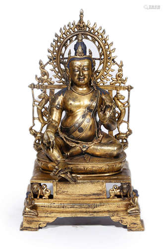 Gilt-Bronze Figure Of Buddha