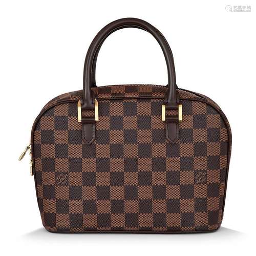 Louis VUITTON, Sac forme bowling en toile monogrammée damier...