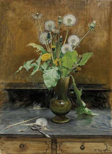BERTHA WEGMANN (DANISH, 1847–1926)Dandelions