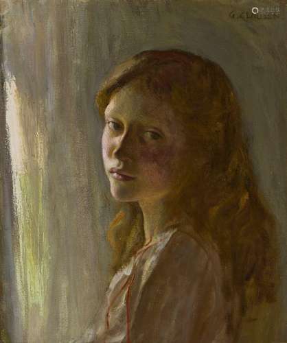 SIR GEORGE CLAUSEN, R.A., R.W.S. (BRITISH, 1852-1944)Portrai...