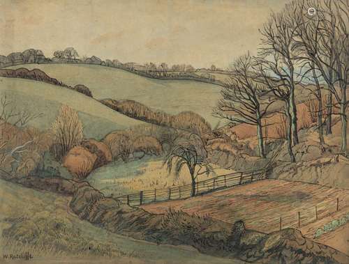 WILLIAM RATCLIFFE (BRITISH, 1870-1955)English landscape