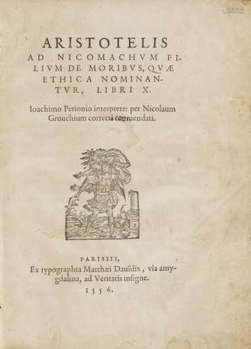 Aristoteles Aristotelis ad Nicomachum filium de Mo…