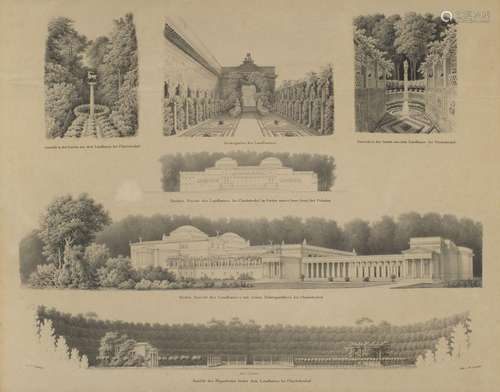 Umfangreiche Sammlung von Stadt- und topographis…