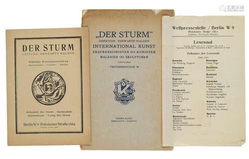 Walden (Hrsg.), Herwarth Drei "Der Sturm" Kleinsch...