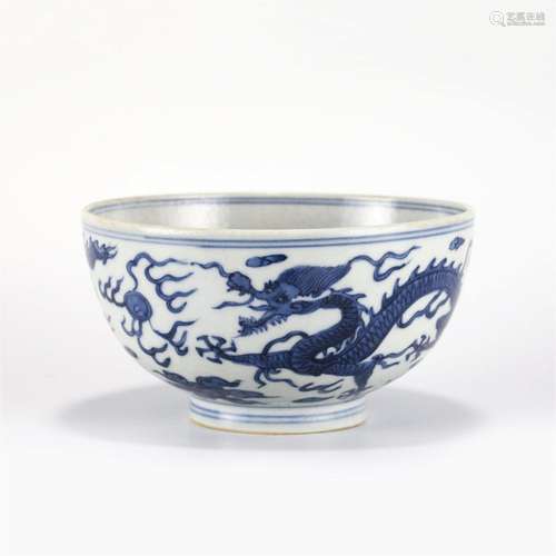 DAMING WANLI BLUE & WHITE BOWL