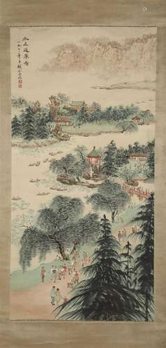 QIAN SONGYAN LANDSCAPE PAINTING