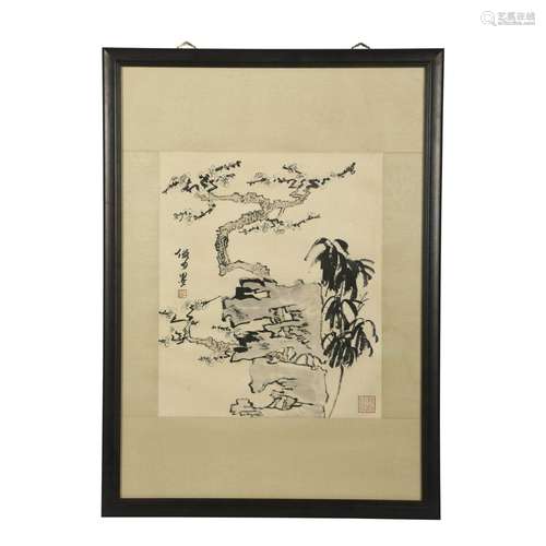 LU YANSHAO PLUM BLOSSOM PAINTING