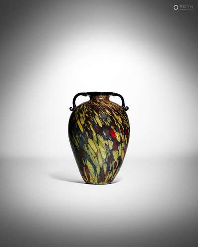 FRATELLI TOSO (1902-1980) Vasecirca 1925polychrome glass wit...