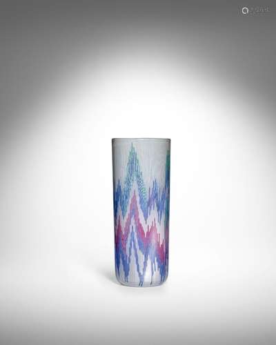 BARBARA DEL VICARIO (BORN 1944) Fiamme Vase1988for Venini, g...