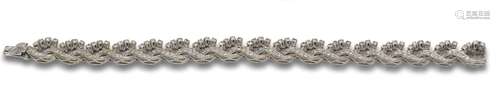 OPENWORK DIAMONDS AND WHITE GOLD BRACELET