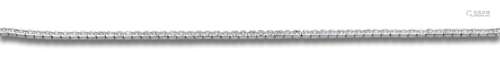 DIAMOND RIVIERE BRACELET, IN WHITE GOLD